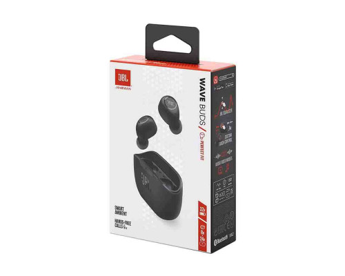 Навушники JBL Wave Buds TWS White (JBLWBUDSWHT)